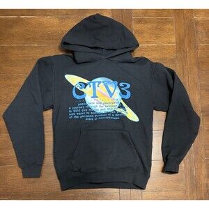 Jaden Smith CTV3 Trippers Hoodie Black Graphic Streetwear Men’s Small NWOT